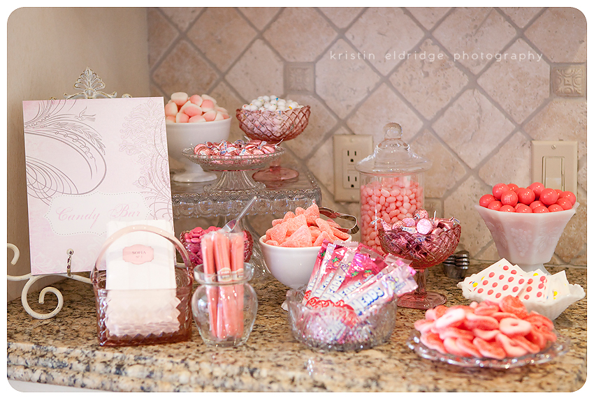 Girly Girl Baby Shower- Redondo Beach Photography  Baby shower candy bar,  Baby shower candy, Baby shower favors girl