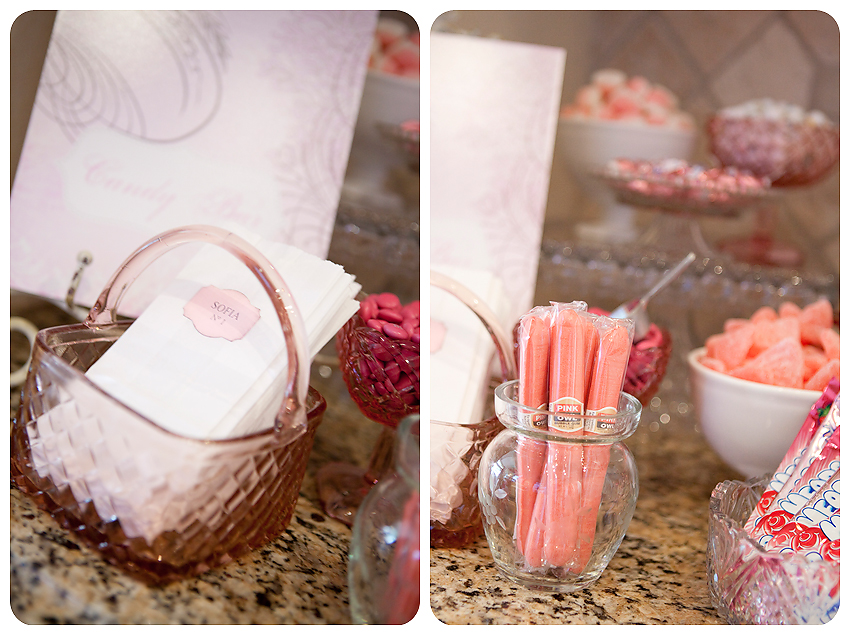 Girly Girl Baby Shower- Redondo Beach Photography  Baby shower candy bar,  Baby shower candy, Baby shower favors girl