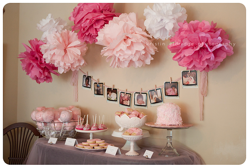 All pink hot sale baby shower