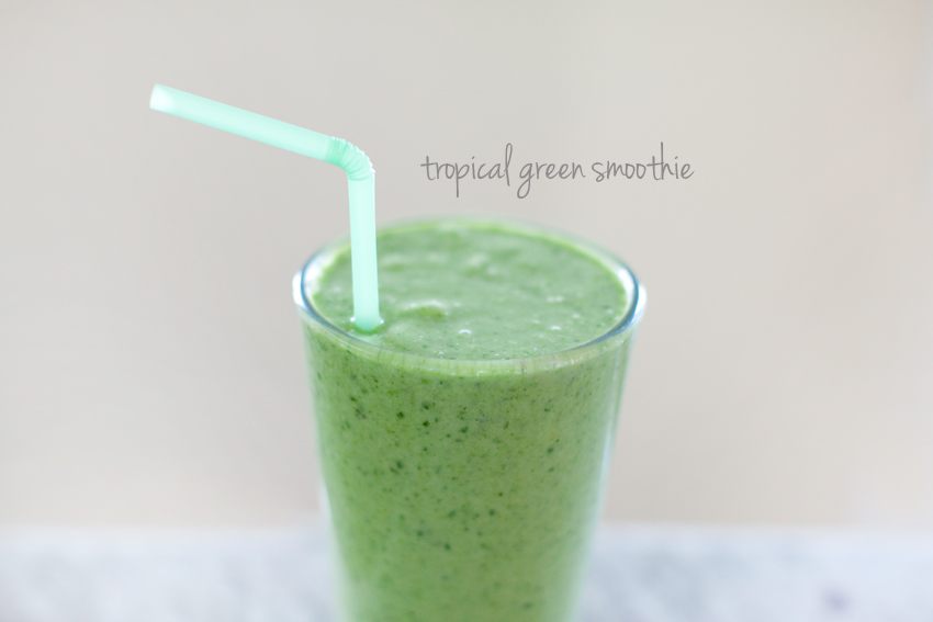 Tropical Green Smoothie [In the Kitchen]