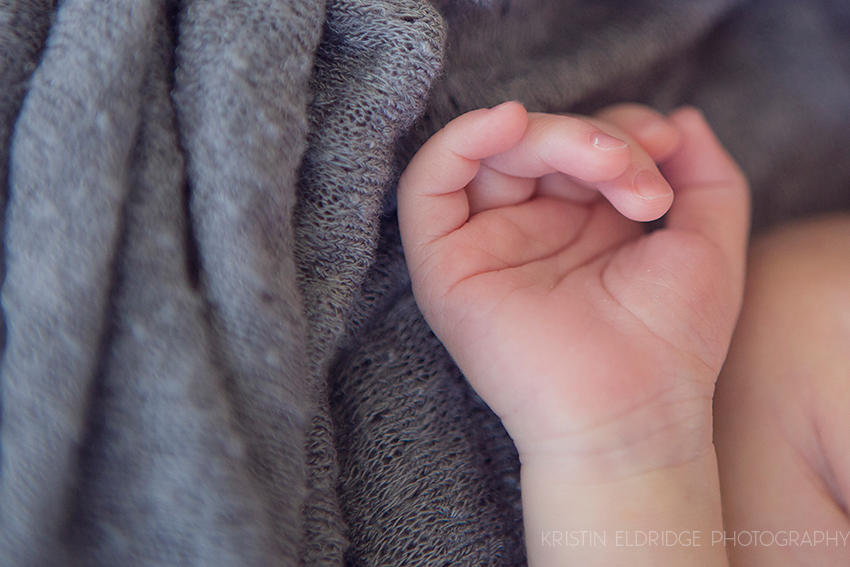 Tiny newborn hands and feet