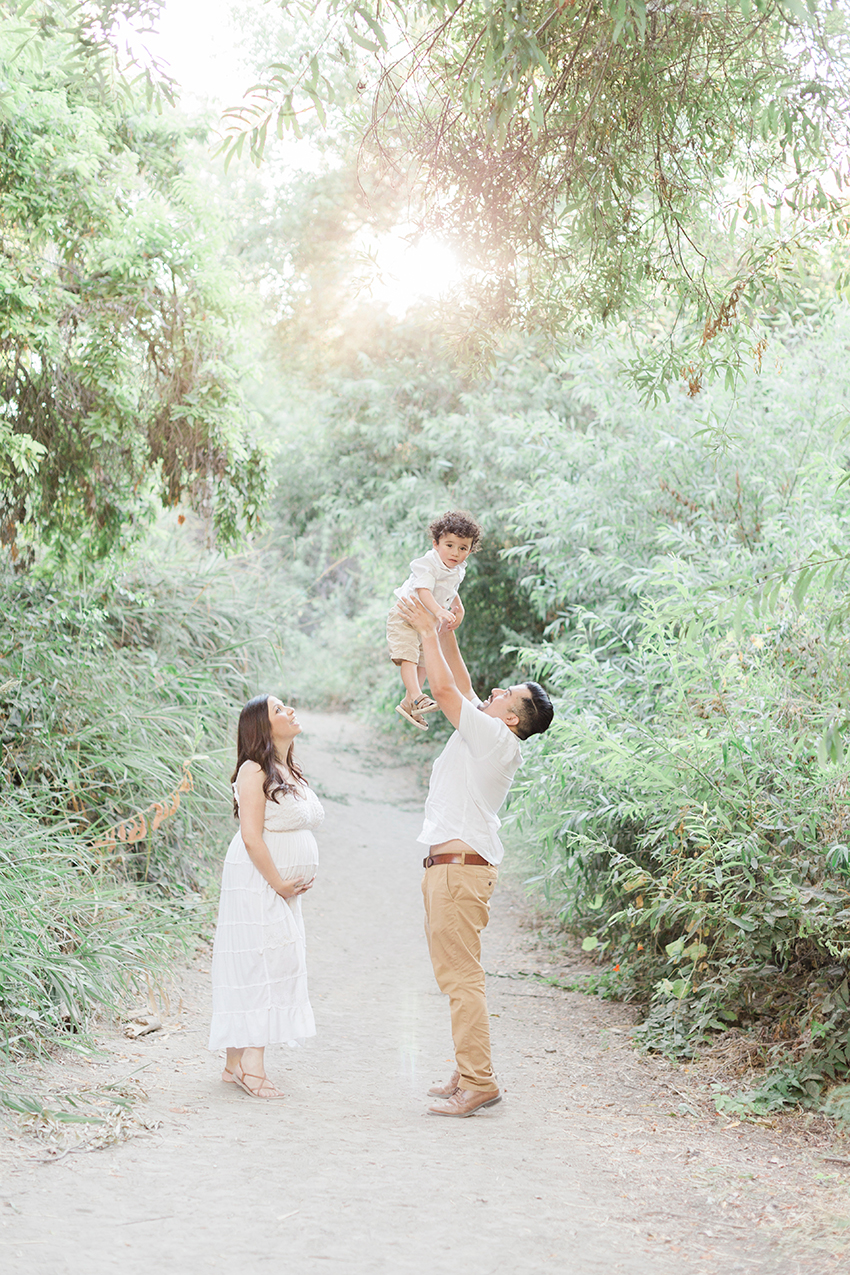 Orange County Maternity Photographer Family with toddler