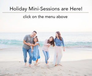 holiday mini sessions orange county