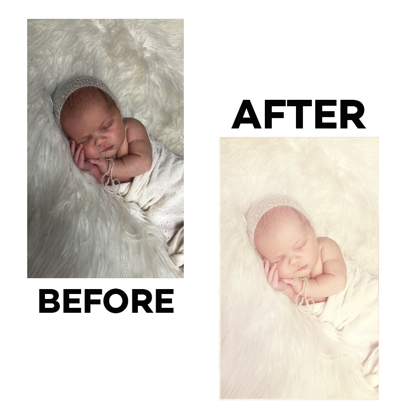 take your own newborn photos