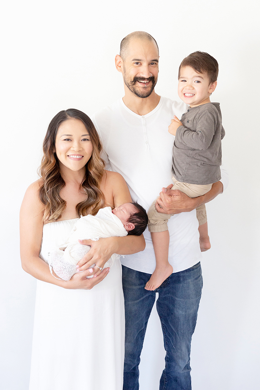 Newborn Family Photos Long Beach